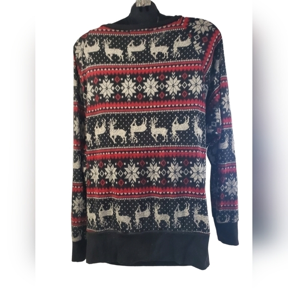 Winter Fair isle Holiday Pattern Sweater XL - Picture 2 of 4